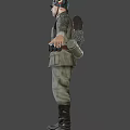 Weimar Army Infantry 3d model