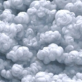 Stylized Cloud Seamless Texture Clouds Mist Clouds Cartoon Clouds 3d model