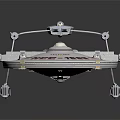 Star Trek NX 01 Starship Model With Detailed White Design And Display Stand