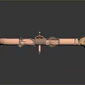 Creative Computer Component Structure With Pink Pipes Bulb And Horn Shaped Parts