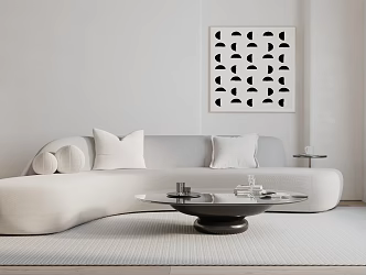 Modern Multiplayer Sofa Double Sofa 3d model