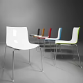 Modern Office Chairs With Multiple Colors And Sleek Metal Legs For Workspace Design