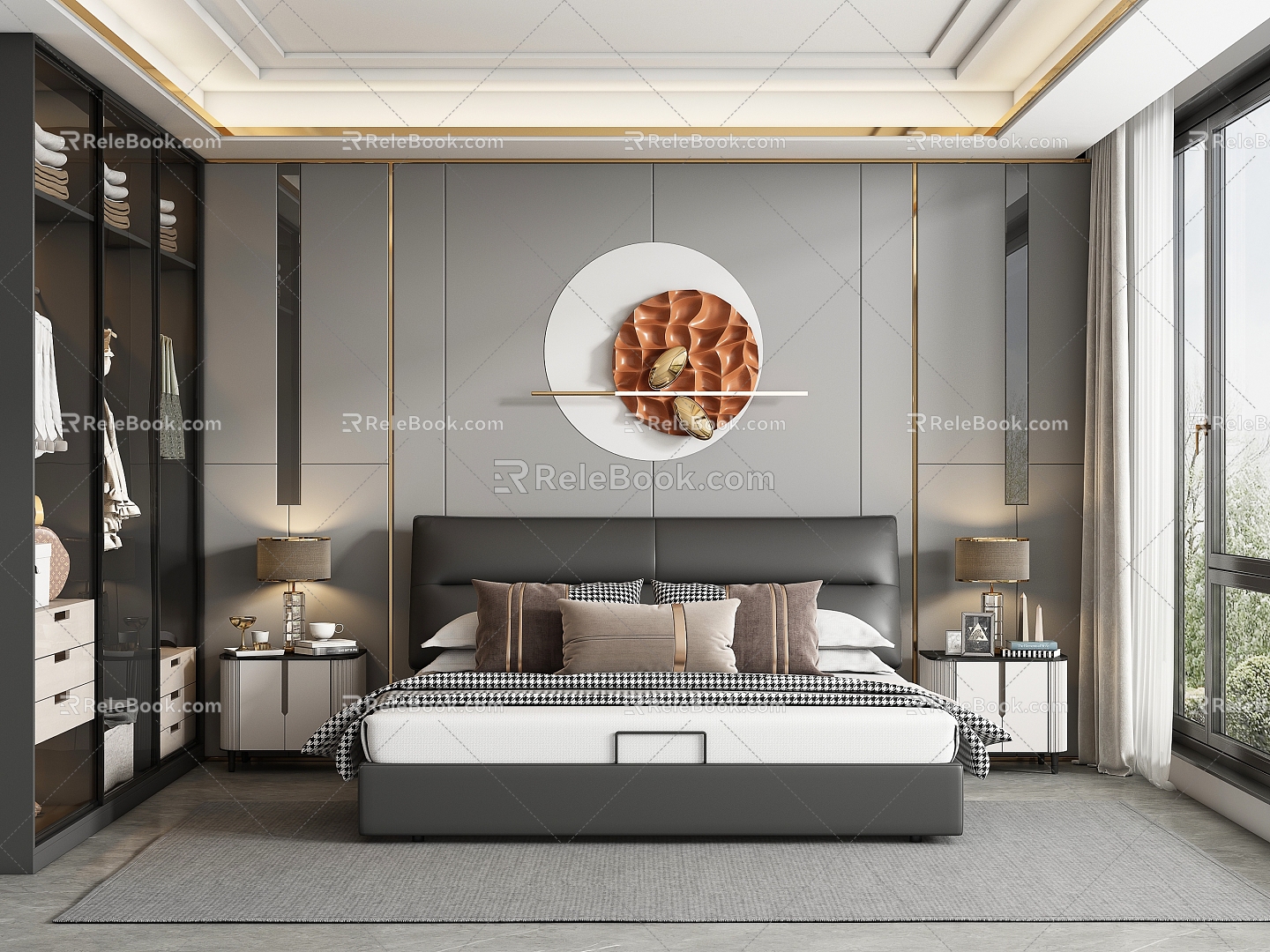 Modern Bedroom 3d model