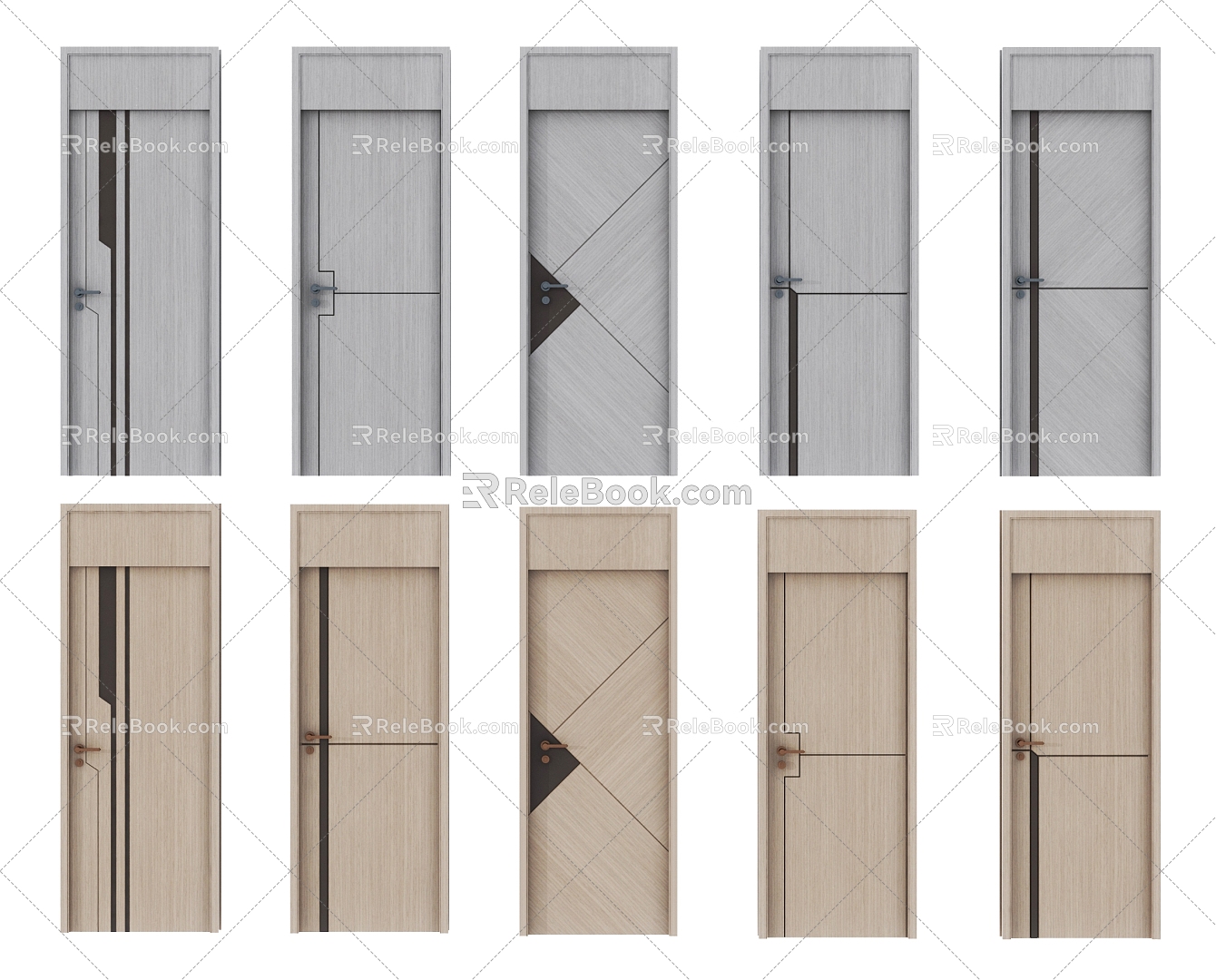 Single door combination 3d model