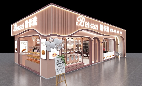 Cake Bakery 3d model