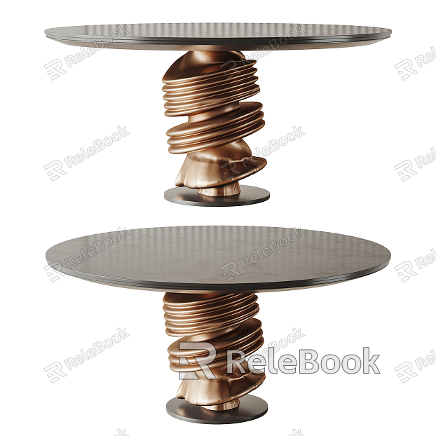 Modern dining table model