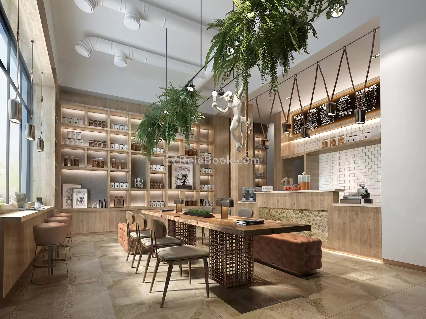 Nordic Cafe 3d model