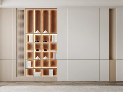 New Chinese Decorative Cabinet 3d model