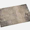 Square Area Rug With Neutral Tones Textured Design For Modern Living Room Decor