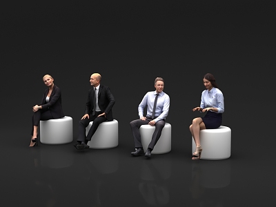 People sitting posture people sitting posture business attire meeting person model