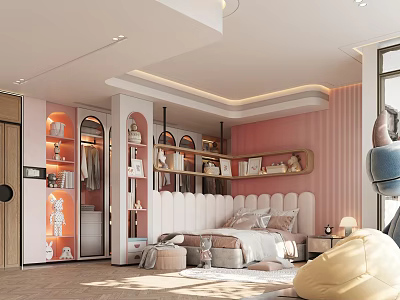 Modern Children's Room 3d model