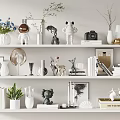 Modern ornaments combination 3d model
