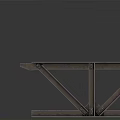 Heavy Duty Industrial Metal Bracket With Triangular Support Structure For Construction