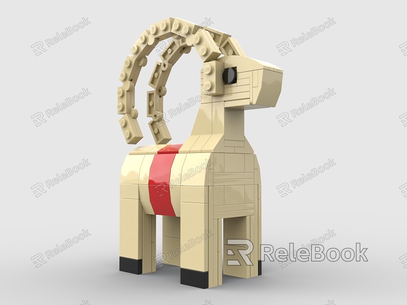 LEGO Toy Goat Sheep Sheep model