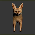 3D Animated Fox Character With Orange Brown Fur For Game And Movie Scenes
