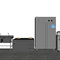 Stainless Steel Kitchen Appliances With Refrigerator Stove Sink In Modern Setup