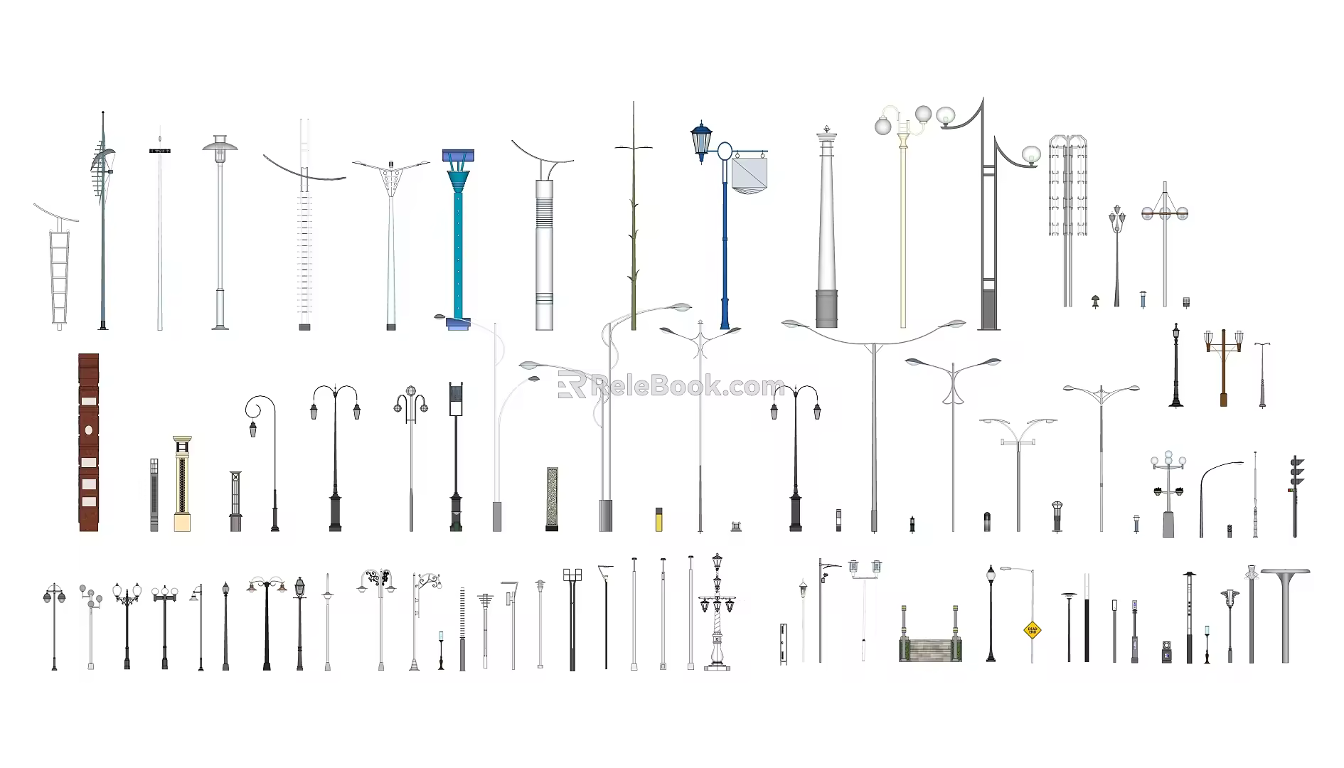 Street light SU model 3d model