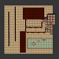 Traditional Interior Scene With Arched Structures Wooden Decor And Water Pool