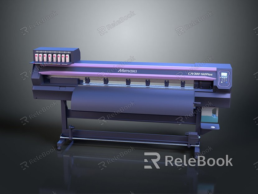 Digital Printing Machine Printer Transfer Machine Printing Machine Industrial Equipment Industrial Machine Realistic model