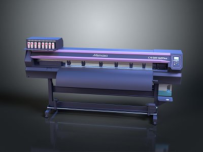 Digital Printing Machine Printer Transfer Machine Printing Machine Industrial Equipment Industrial Machine Realistic 3d model