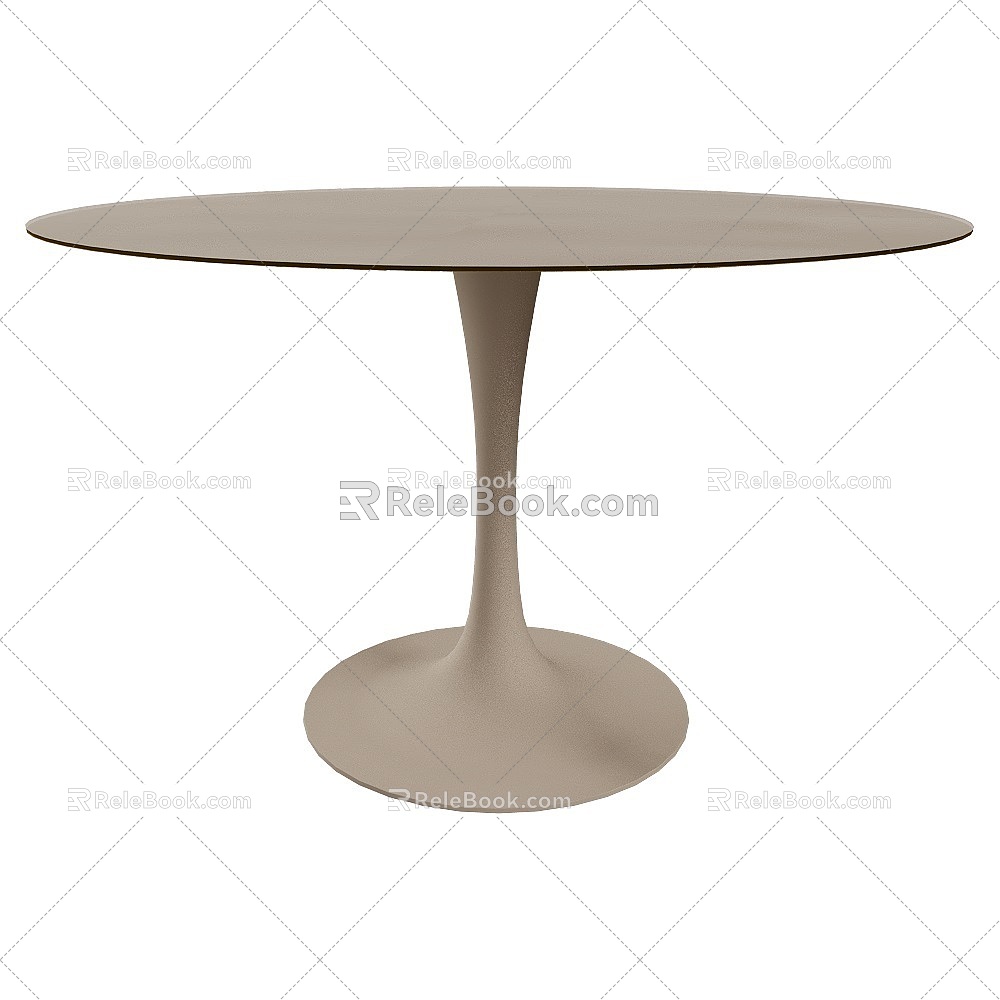 3verre wooden dining table 18 3d model