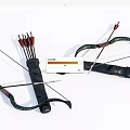 Modern Bow Old Bow and Arrow 3d model