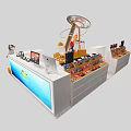 Modern Digital Store Interior Design With Display Stands Electronics And Cabinets 3d model
