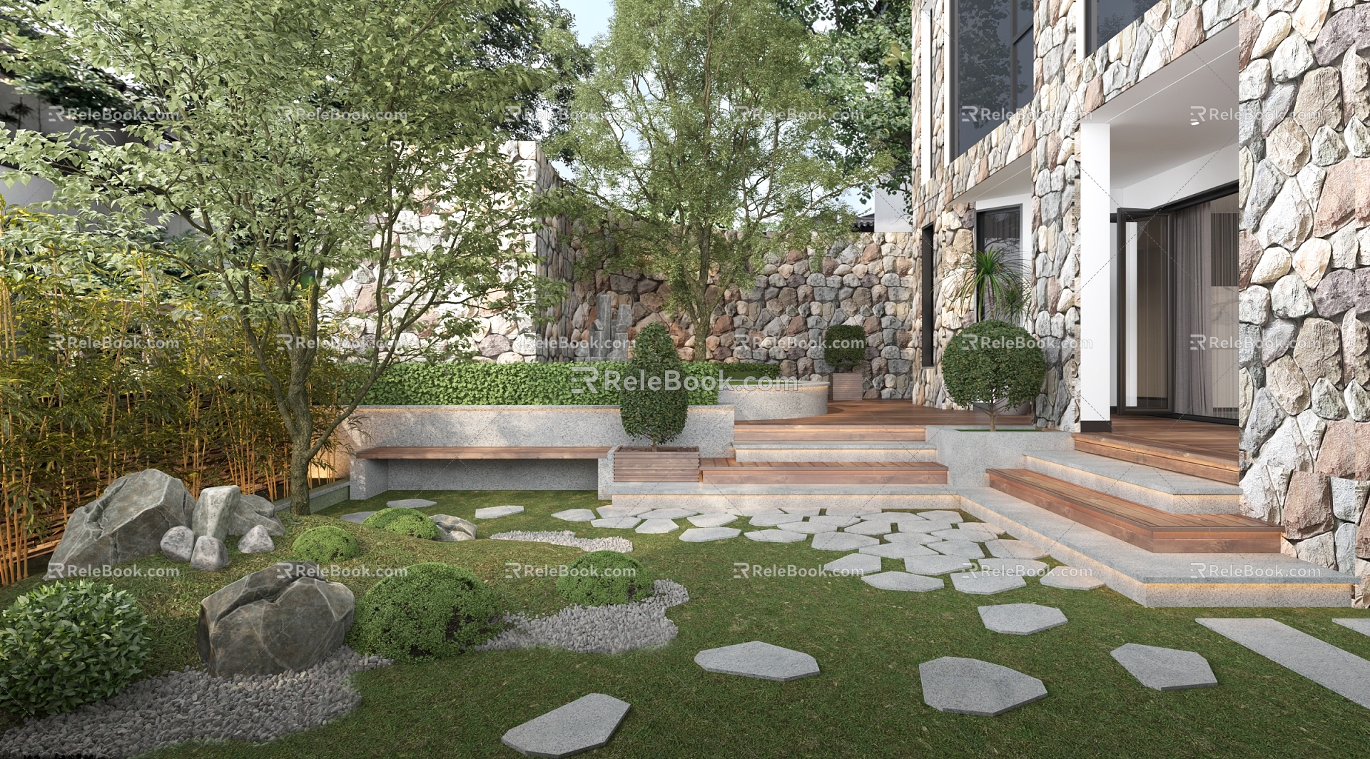 Garden 3d model