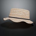 Modern Hat Women's Hat Sun Hat Topper Hat 3d model