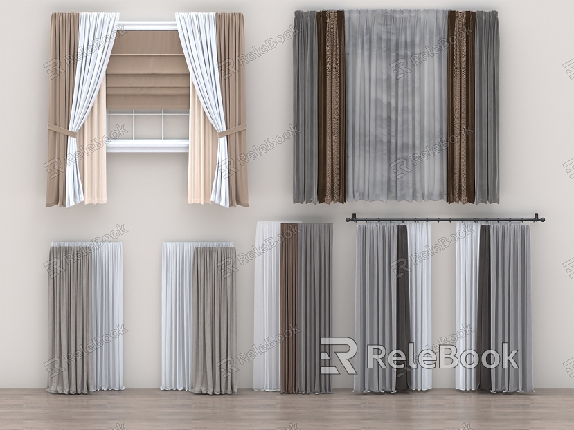 Curtain Electric Curtain Cloth Blinds Venetian Blinds Roller Blinds Organ Blinds Roman Blinds Soft Gauze Blinds Dream Blinds model