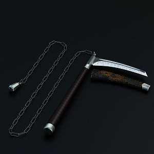 New Chinese-style Knife Gun Combination 3d model