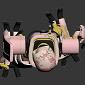 Modern Robot Color Robot Female Robot Female Robot 3d model
