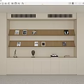 bookcase shelf bookcase 3d model