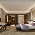Hotel Guest Room Interior With Twin Beds Large Window Scenic View And Modern Decor