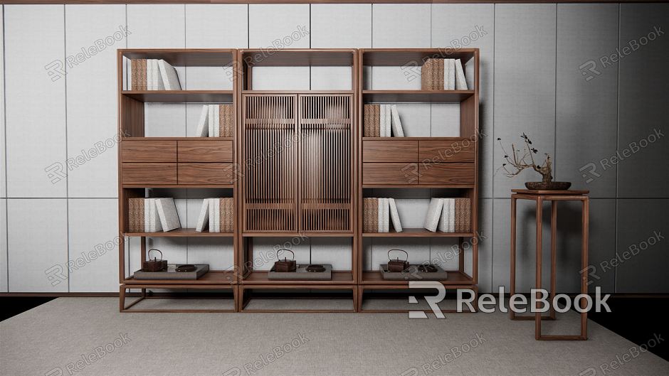 New Chinese Bookshelf model