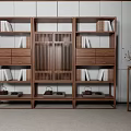 New Chinese Bookshelf 3d model