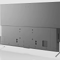 Sleek Ultra Slim Television with Stunning Autumn Lake Landscape Display and High Resolution Screen