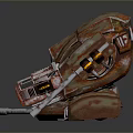 Mech Warrior Mech Soldier Machine Battlearm Mechanical Battlearm Machine Fighter Robot 3d model