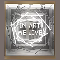 Modern Window Art Window 3d model