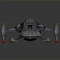 Advanced Metallic Gray Drone With Multiple Rotors Transparent Canopy And Propellers Design