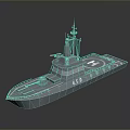 Gray Military Patrol Vessel With A50 Number And White Cross Symbol