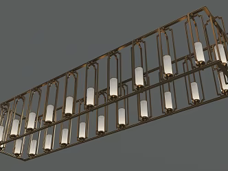 Modern chandelier 3d model