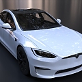 Tesla Motors ModelS New Energy Vehicle 3d model