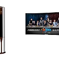 Modern Desktop Computer with Sleek Tower Design and High Resolution Display Screen
