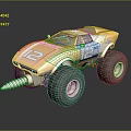 Mining drill bit engineering vehicle engineering vehicle construction vehicle construction vehicle large transport vehicle engineering vehicle 3d model