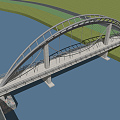 The Modern Bridge 3d model