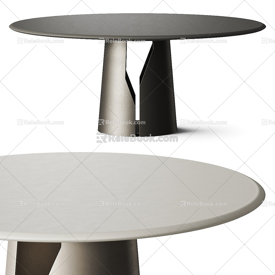 Modern dining table 3d model