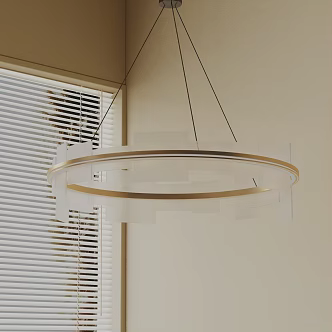 Modern chandelier 3d model
