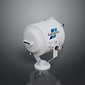 White SAKURA Industrial Mechanical Device With Stand And Control Knobs
