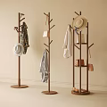 Modern Tree Shaped Coat Rack with Hanging Clothes Hat and Bags for Home Decor